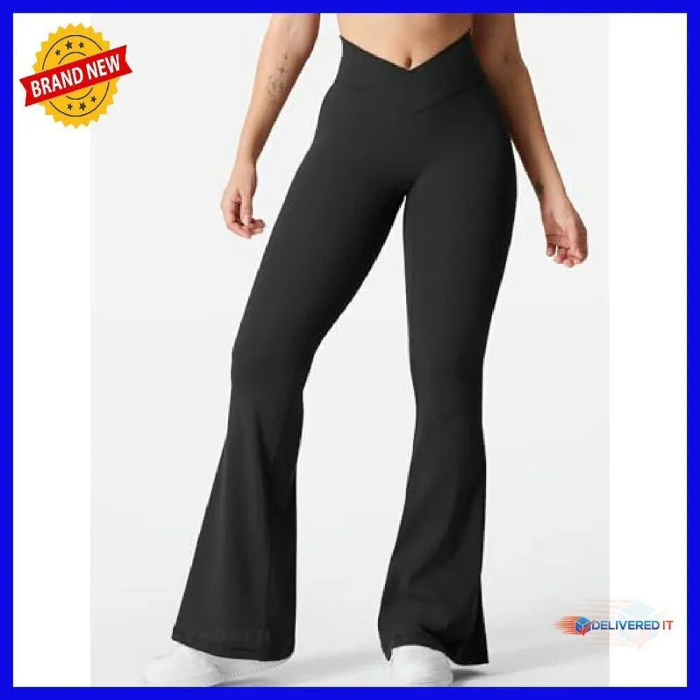 Flare Yoga Leggings Scrunch Butt Lift Squat Proof High Waist